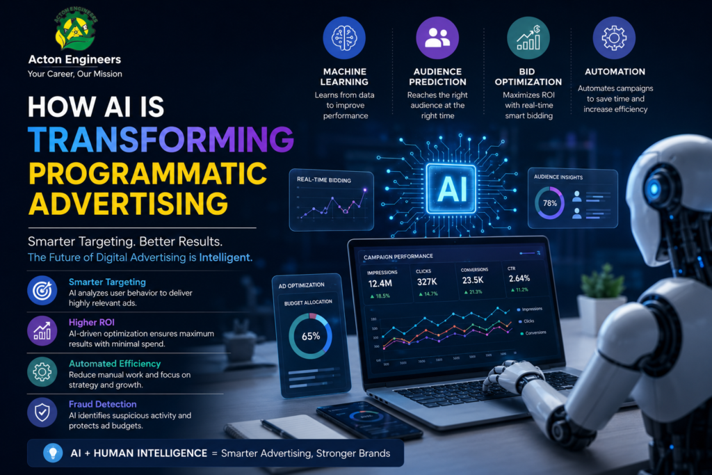 Artificial intelligence optimizing programmatic advertising campaigns using machine learning and real-time bidding technology