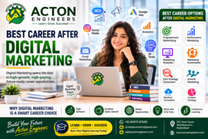 Professional exploring career opportunities after Digital Marketing in analytics, AI, programmatic advertising, and marketing technology.