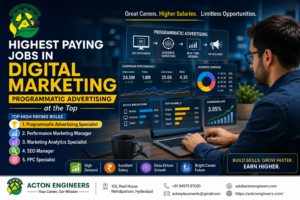 Professional analyzing Programmatic Advertising dashboards representing the highest paying digital marketing careers