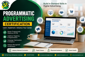 Digital marketing professional learning programmatic advertising certification with DSP and RTB platforms