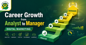 Digital marketing analyst progressing into a marketing manager role