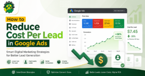 Digital Marketing strategy to reduce cost per lead in Google Ads