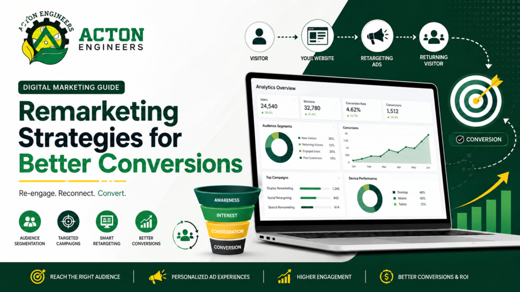 Digital Marketing remarketing strategies for better conversions and audience retargeting