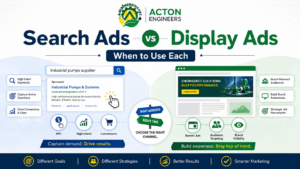 Search Ads vs Display Ads comparison for Digital Marketing campaigns