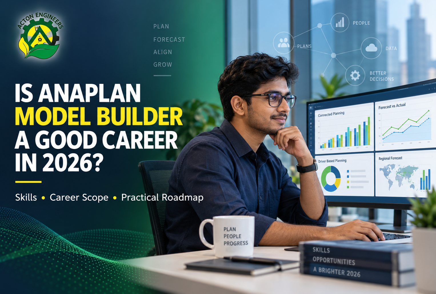 Professional evaluating an Anaplan Model Building career in 2026