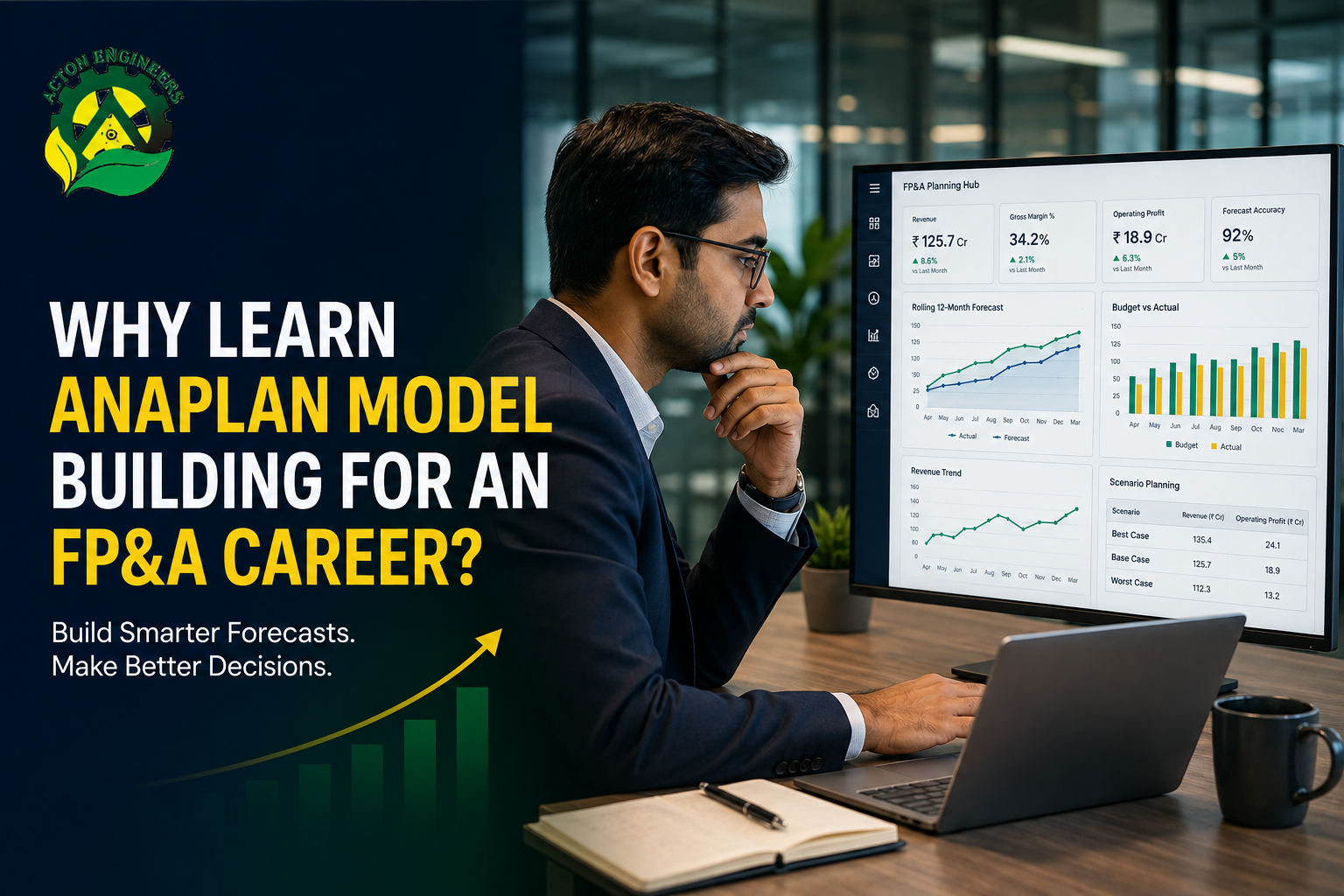 Finance professional learning Anaplan Model Building for an FP&A career