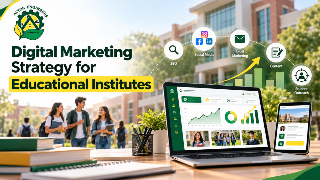 Digital Marketing strategy for educational institutes to increase student admissions