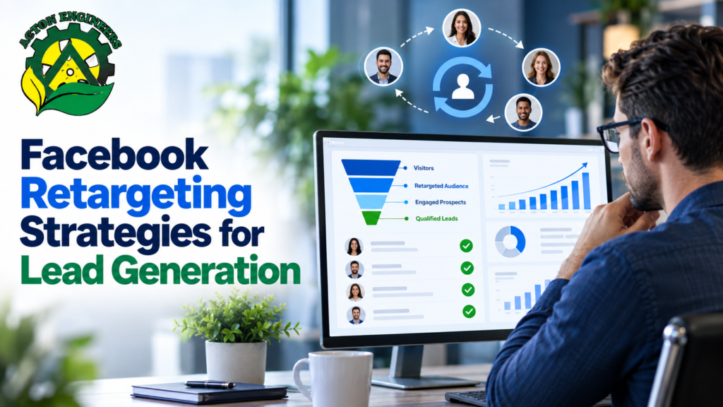 Digital Marketing professional planning Facebook retargeting strategies for qualified lead generation