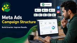 Digital Marketing professional planning an effective Meta Ads campaign structure