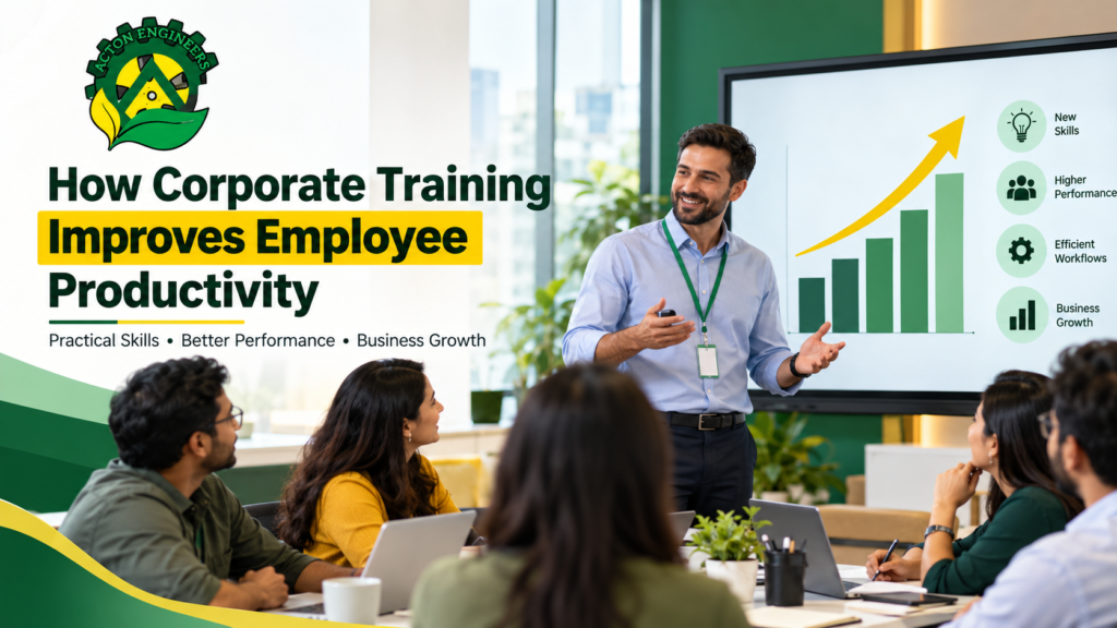 Employees attending practical corporate training to improve workplace productivity and professional skills at Acton Engineers