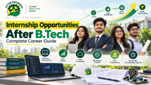 B.Tech graduate exploring internship opportunities and engineering career options