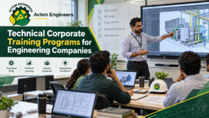 Corporate Training session for engineering professionals learning technical skills and industrial applications